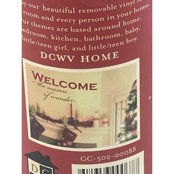 dcwv home welcome the season of wonder vinyl lettering decor Christmas READ used - Picture 6 of 8